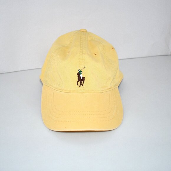 Polo Ralph Lauren Stretch Chino Cap in Yellow #710834737001 NWT - Picture 1 of 4